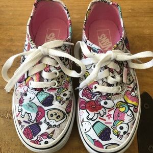 Little girls unicorn vans